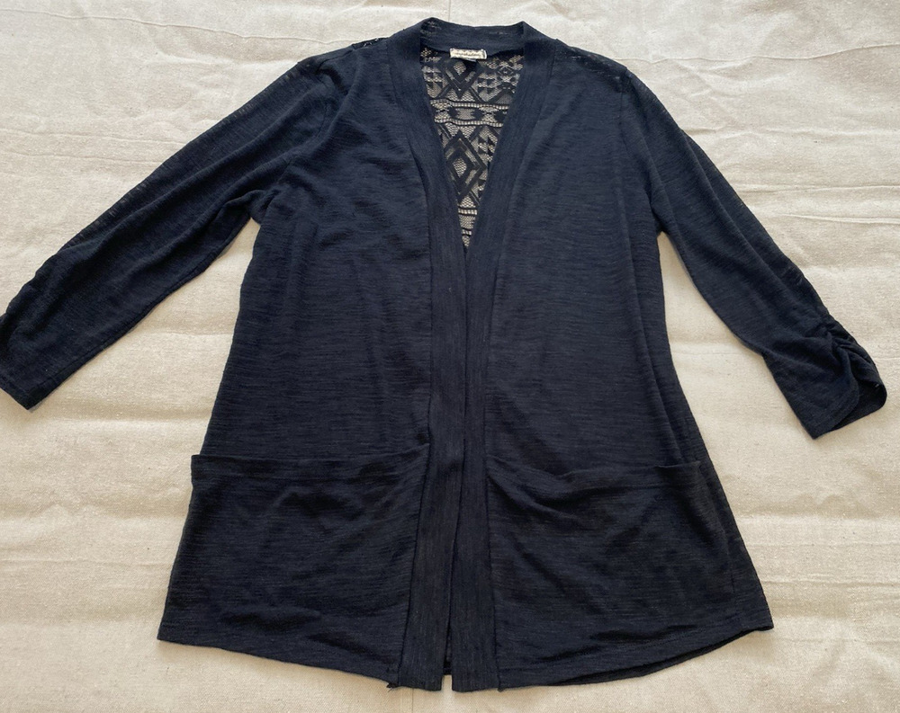 Eyeshadow Womens Whimsigoth Fairy Cardigan Duster Size XL Grunge Boho Open Front
